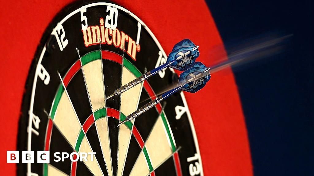 Darts in a dart board